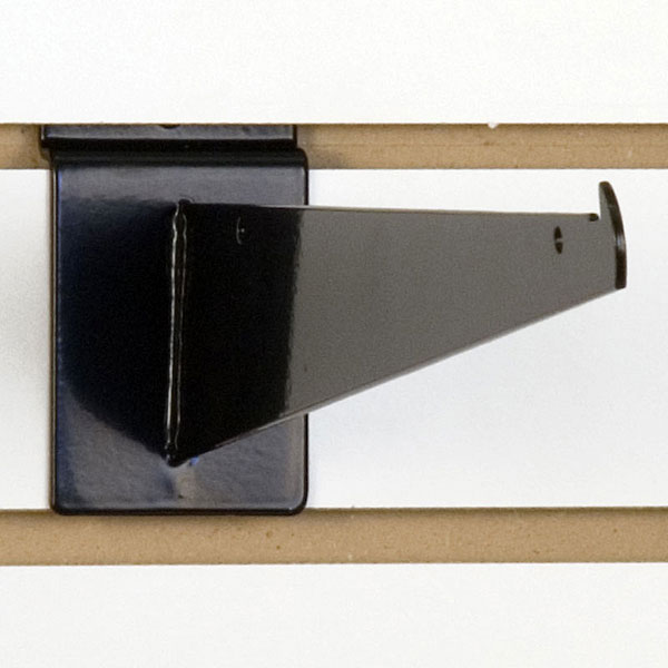 Slatwall Shelf Bracket 16 Black Slatwall Shelf Bracket 16 Black